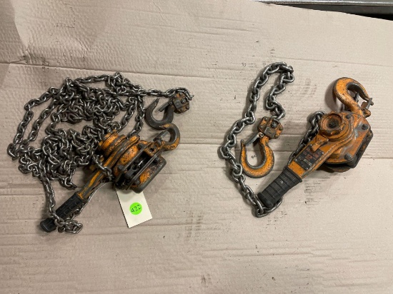 Chain & come along