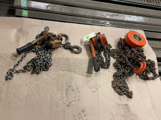 Chain & come along
