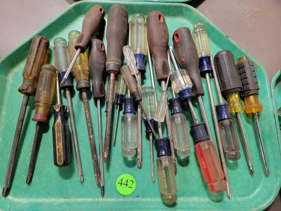Mixed lot of screwdrivers