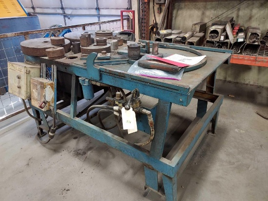 hydraulic rebar bender