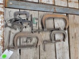 Misc C clamps (9)