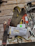 Anchorage connector strap