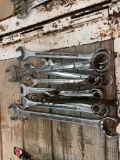 Miscellaneous wrenches; longest is 24 in.