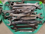 Various sizes of wrenches