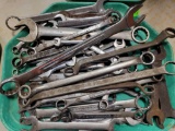 Large lot of mixed wrenches