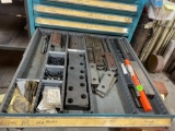 Drawer contents, vise jaws,etc