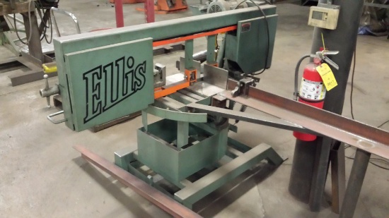 Ellis 1800 9”x14” Horizontal Bandsaw, 1 Hp.