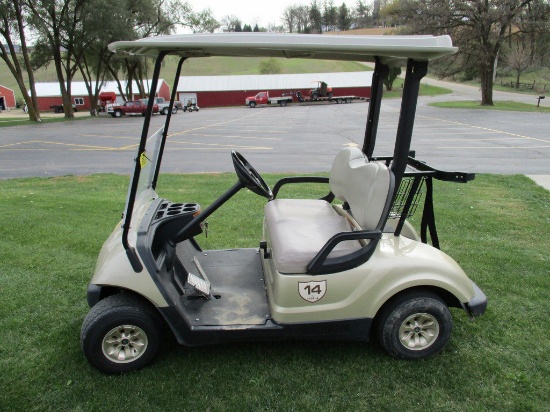 2009 Silver Yamaha Golf Cart #14 - Noisy Engine