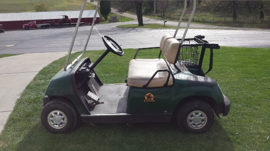 2005 Green Yamaha Golf Cart #56