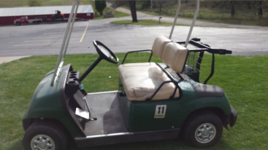 2005 Green Yamaha Golf Cart #11