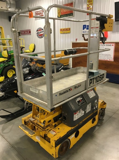 2010 Hauloette Biljax PT10SP Electric Scissor Lift