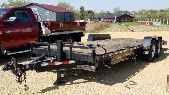 2014 B&B 22' Tilt Top Tag Trailer