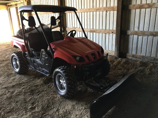 Yamaha 750 UTV W/ Snow Blade