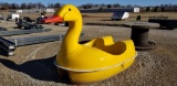 Fiberglass Duck Peddle Boat