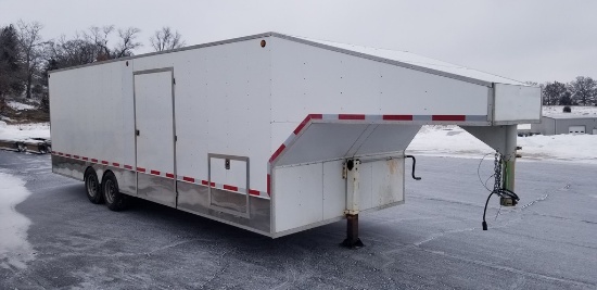 2009 8x24 Enclosed Gooseneck Trailer