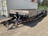 2009 Load Trail 24' Tag Trailer W/Ramps.