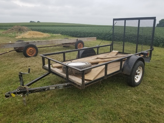 Midwest 5X10 Tag Trailer W/Ramp