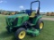 2016 John Deere 2032R Compact Tractor