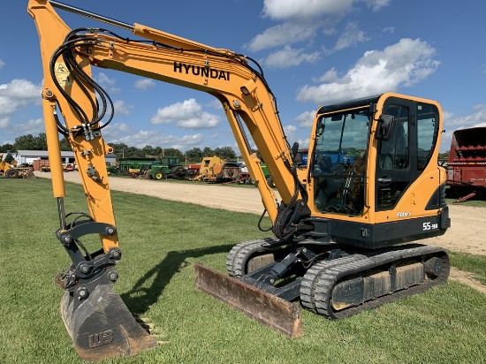 2016 Hyundai 55-9A Robex Mini Excavator