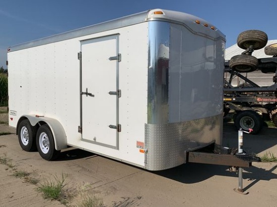 2012 Haulmark 16' Enclosed Tag Trailer