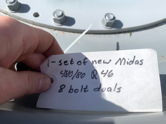 (2) New Mitas 480-46 Duals and Rims