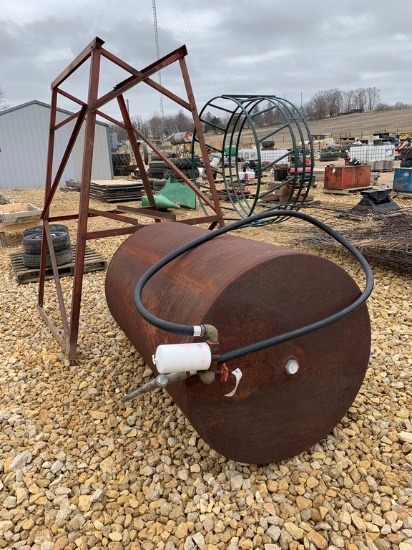 300 Gallon Fuel Barrel & Stand