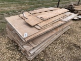 Pallet of Misc Ply Wood