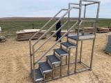 Homemade Stainless Steel Platform Ladder