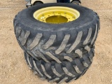 GoodYear 420/85R26 Tires 12 Bolt Rims