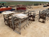 Hog Crates w/ Feeders and Dividers