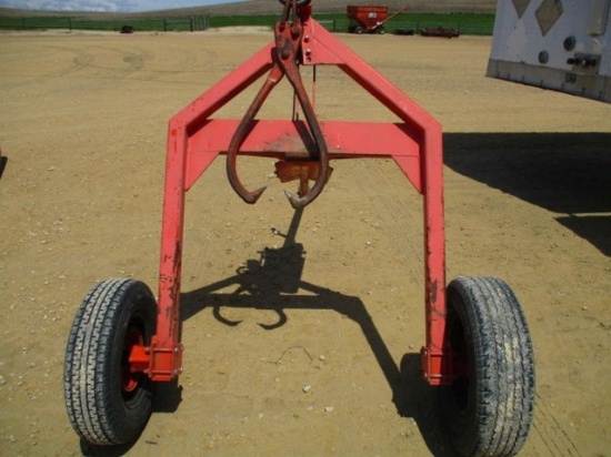 LOG CART W/ HAND WINCH & HOOKS