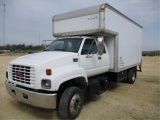 2000 GMC 6500 BOX TRUCK, DIESEL, AUTO TRANS.