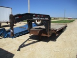 2005 PRO STOCK GOOSENECK TRAILER-14,000 LB