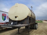 1988 GREAT DANE SEMI TRAILER W/ 3200 GAL POLY TANK