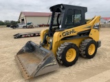 2016 GEHL R190 SKID LOADER, CAB- HEAT, 2 SPEED