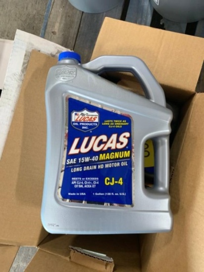 Lucas SAE 15W-40Manum CJ4 Oil -1 Gallon