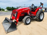 2016 Messey Ferguson 1742 Tractor w/ DL120 Loader