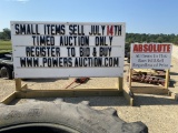 Small Items - Timed Auction - July 14th