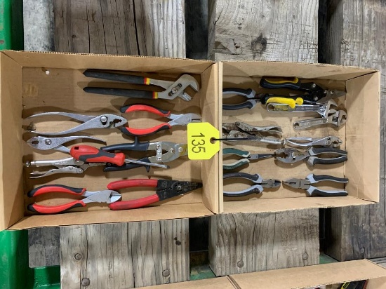Boxes of Pliers