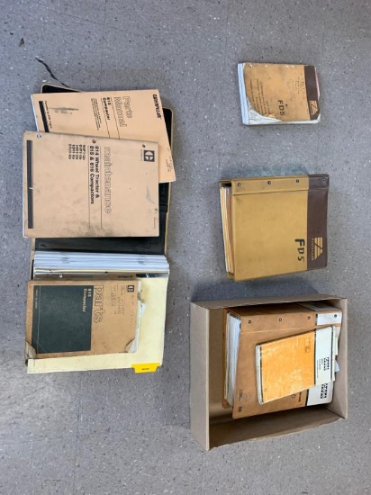 Box of Assorted Operation Manuals