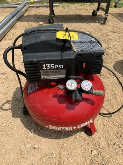 Porter Cable Air Compressor - Works Per Seller