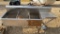 STAINLESS STEEL SINK WITH LEGS