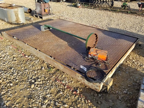 7 x 10 Scale Platform w/ Digital Scale