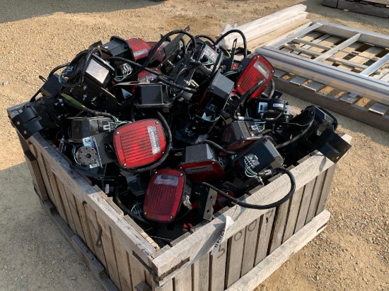 Pallet of Misc Truck Tail Lights