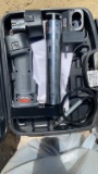ELECTRIC GREASE GUN IN CARRYING CASE - LIKE NEW