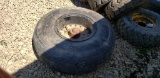 GRAIN CART TIRE ON RIM