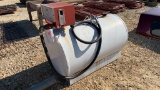 100 GALLON FUEL TANK W/ ELECTRIC PUMP HARDLY USED