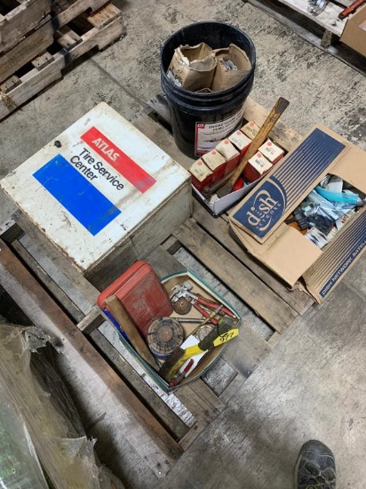 Pallet of Tire Repair Merchandise