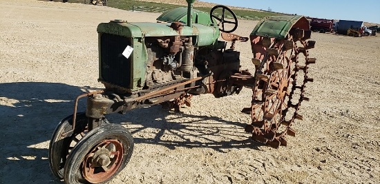 OLIVER HART-PARR TRACTOR W/ REAR STEEL WHEELS