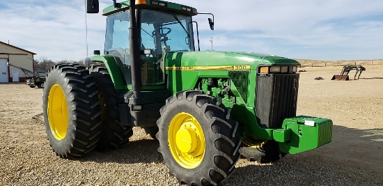 1995 JD 8300 TRACTOR, FWA, 3400 HRS PER SELLER,